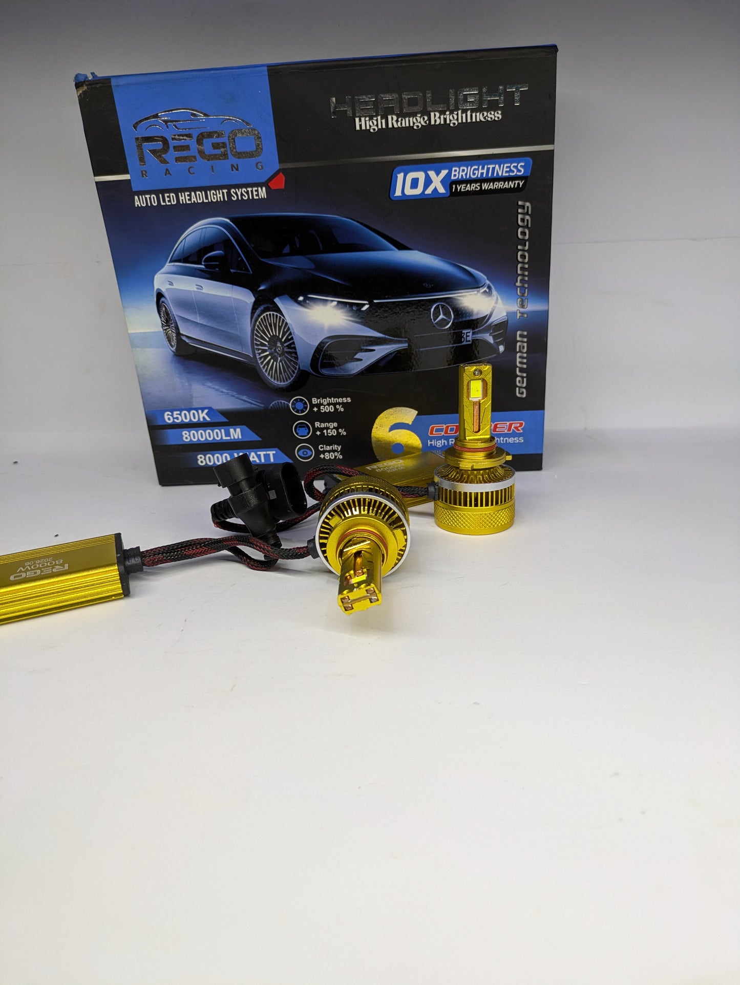 6 Coppers Led Lights (9005,H4,H11)