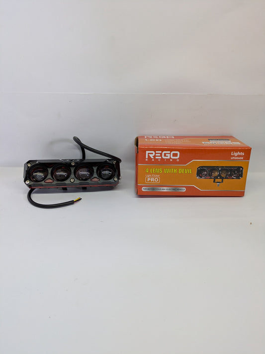 4 lens led lights 3 colors