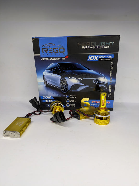 6 Coppers Led Lights (9005,H4,H11)