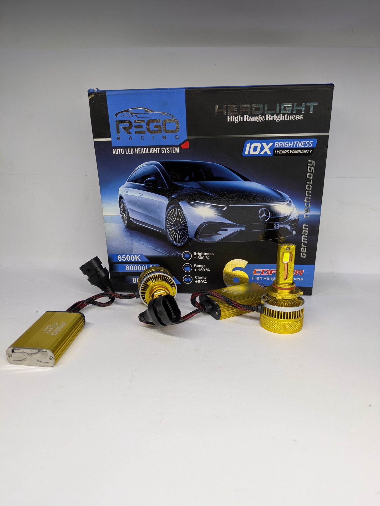6 Coppers Led Lights (9005,H4,H11)